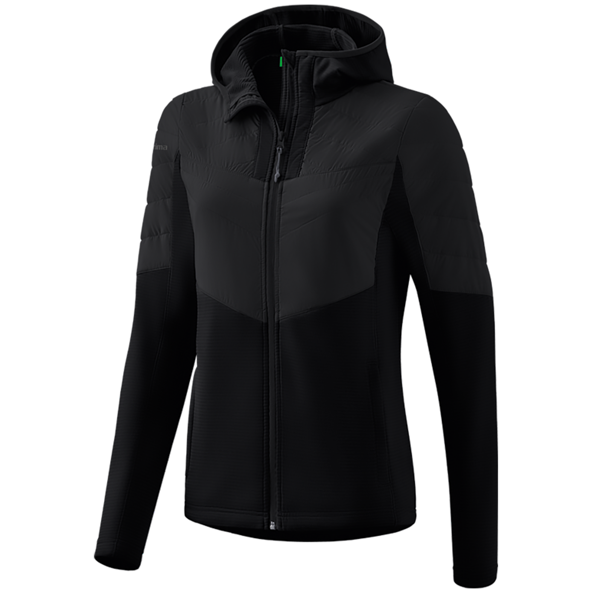 ERIMA HYBRID JACKET, BLACK WOMEN.