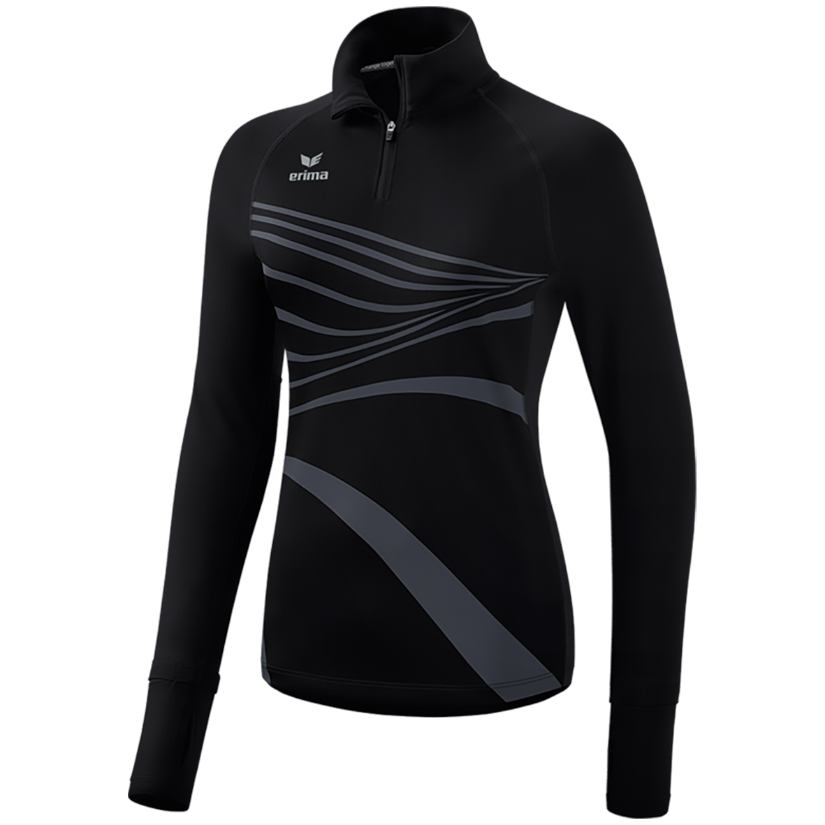 ERIMA RACING LONGSLEEVE, BLACK WOMEN.