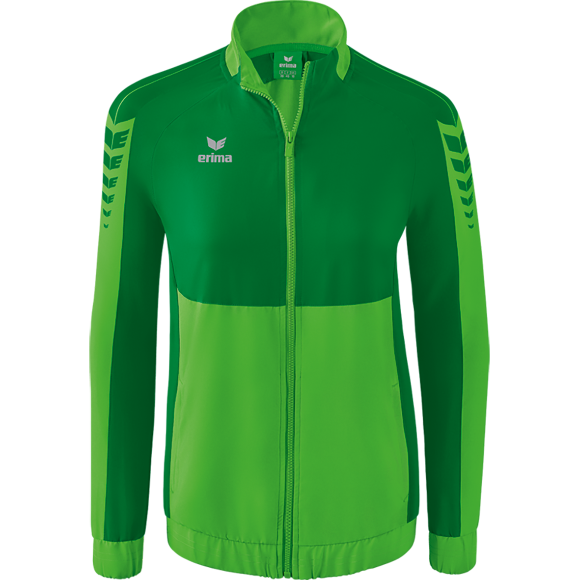 ERIMA SIX WINGS PRESENTATION JACKET, GREEN-EMERALD WOMEN.