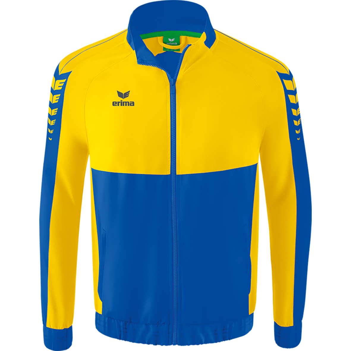 ERIMA SIX WINGS PRESENTATION JACKET, NEW ROYAL-YELLOW MEN.