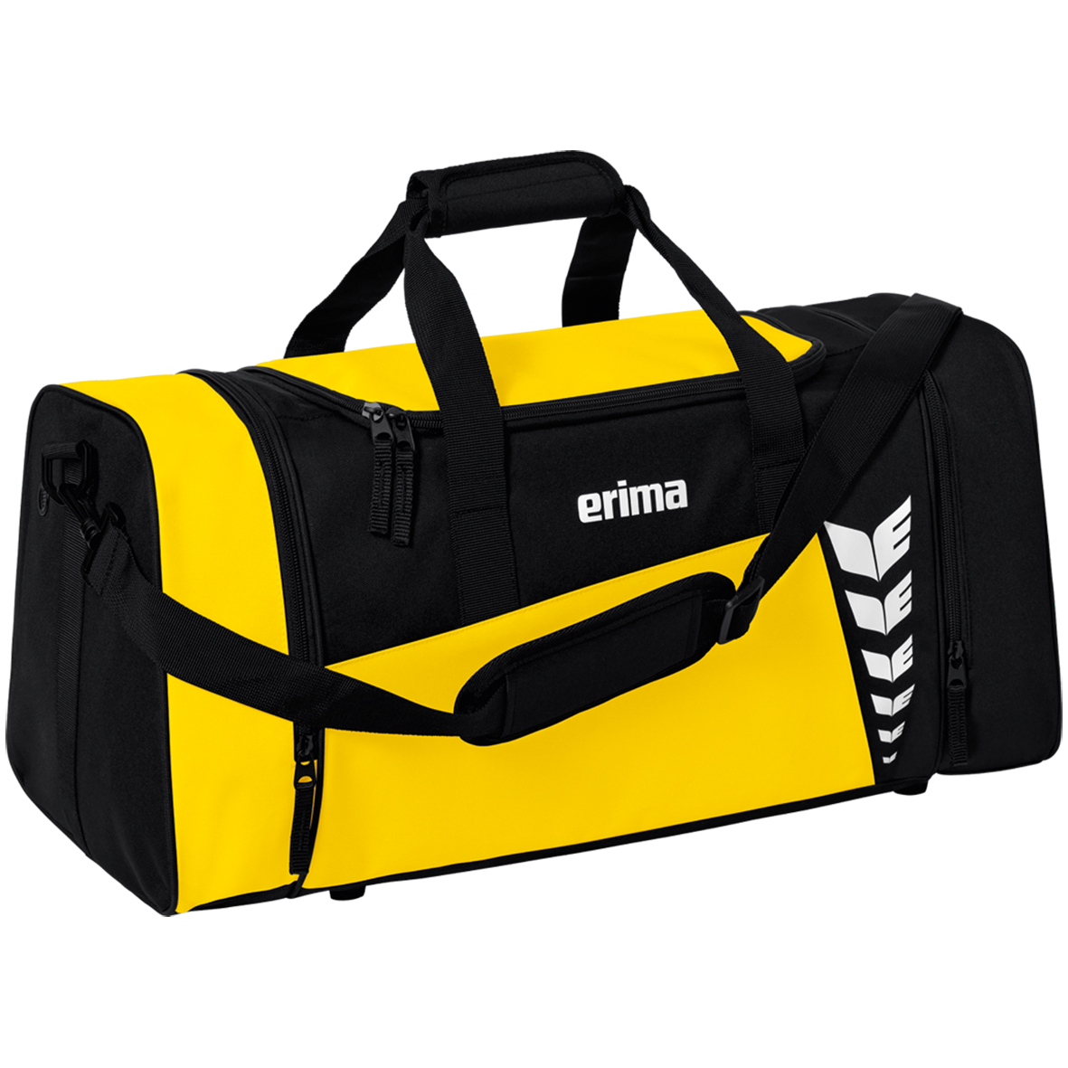 ERIMA SIX WINGS SPORTS BAG, YELLOW-BLACK.