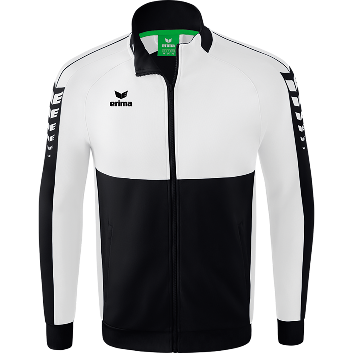 ERIMA SIX WINGS WORKER JACKET, BLACK-WHITE MEN.