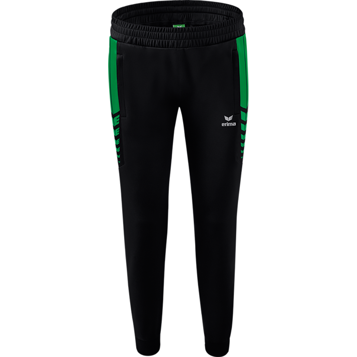 ERIMA SIX WINGS WORKER PANTS, BLACK-EMERALD WOMEN.