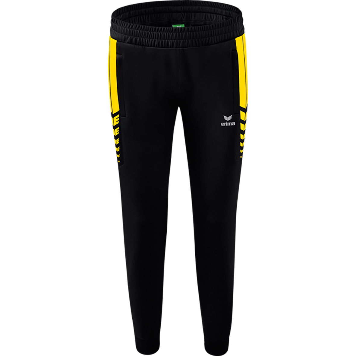 ERIMA SIX WINGS WORKER PANTS, BLACK-YELLOW WOMEN.