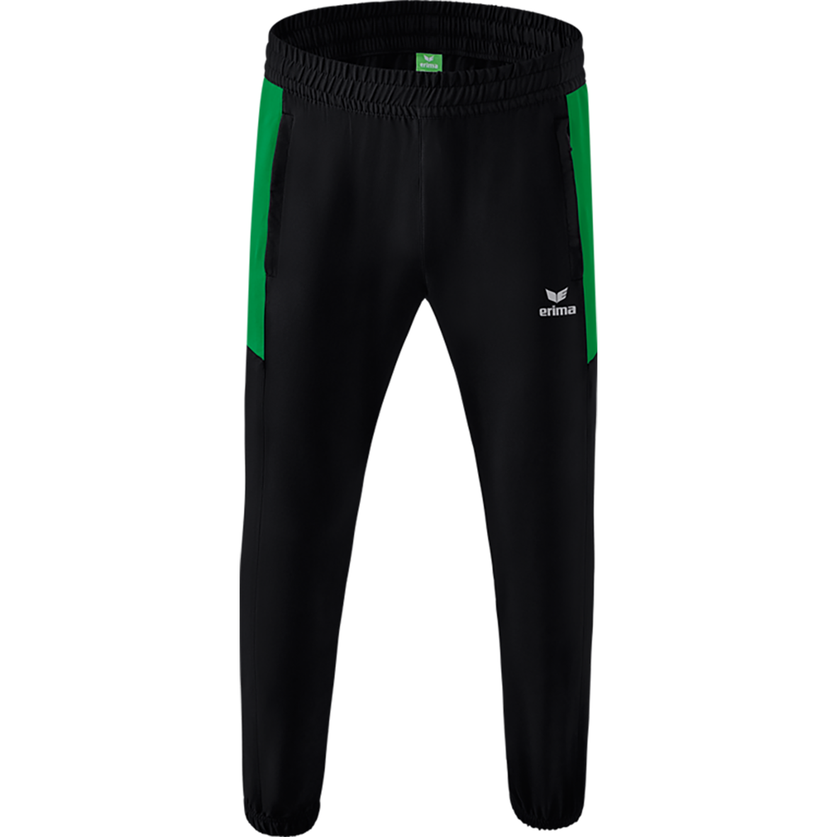 ERIMA TEAM PRESENTATION PANTS, BLACK-EMERALD MEN.