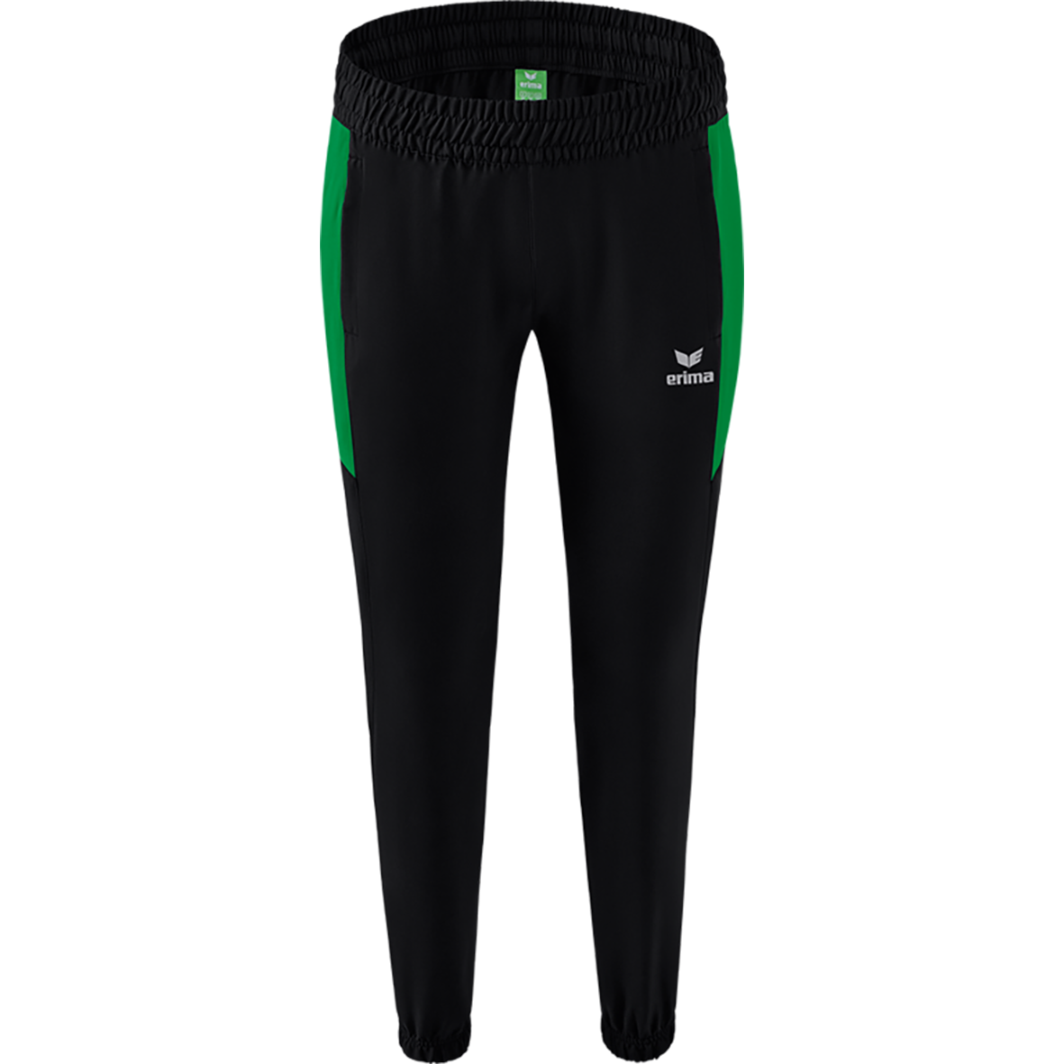 ERIMA TEAM PRESENTATION PANTS, BLACK-EMERALD WOMEN.