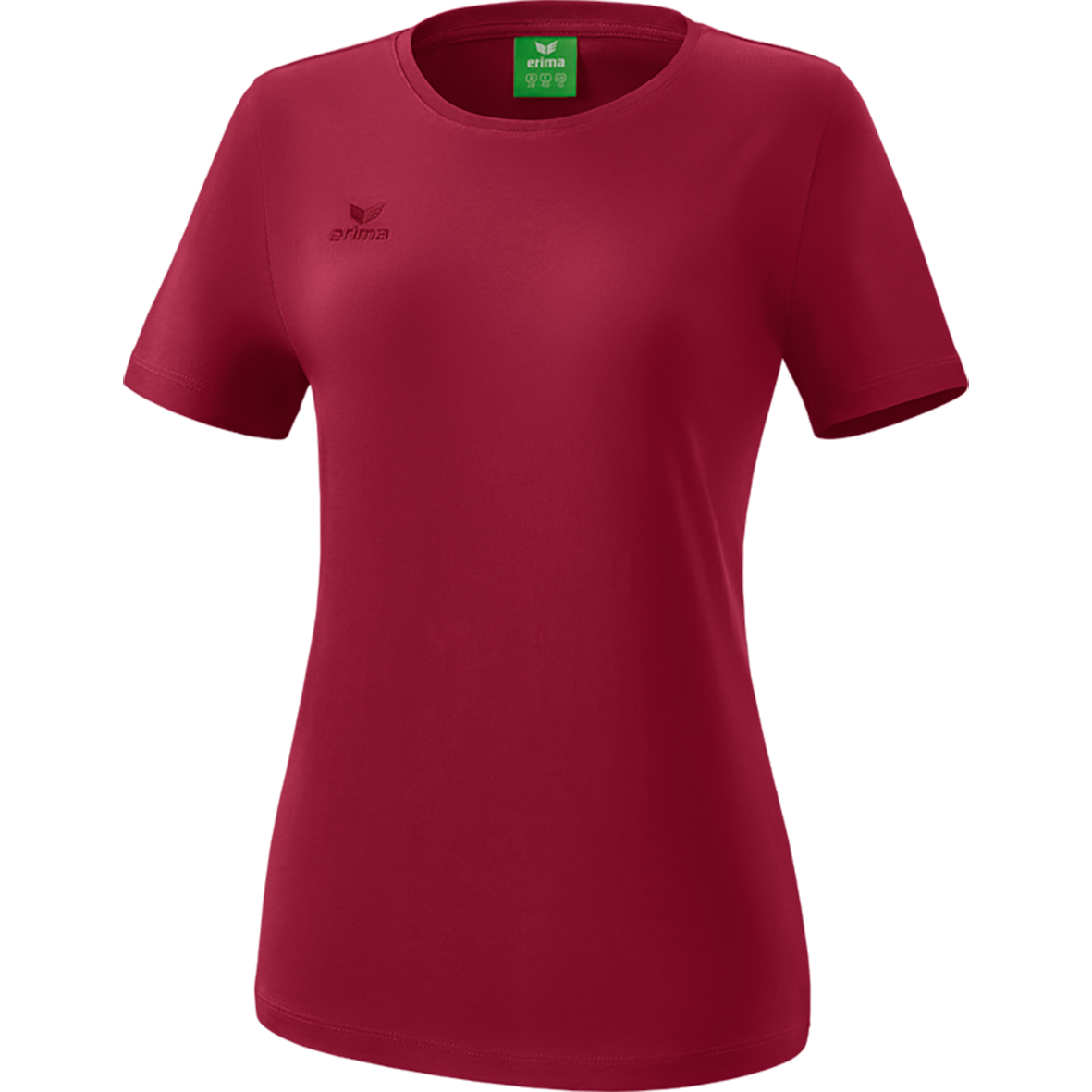 ERIMA TEAMSPORTS T-SHIRT, BORDEAUX LADIES.