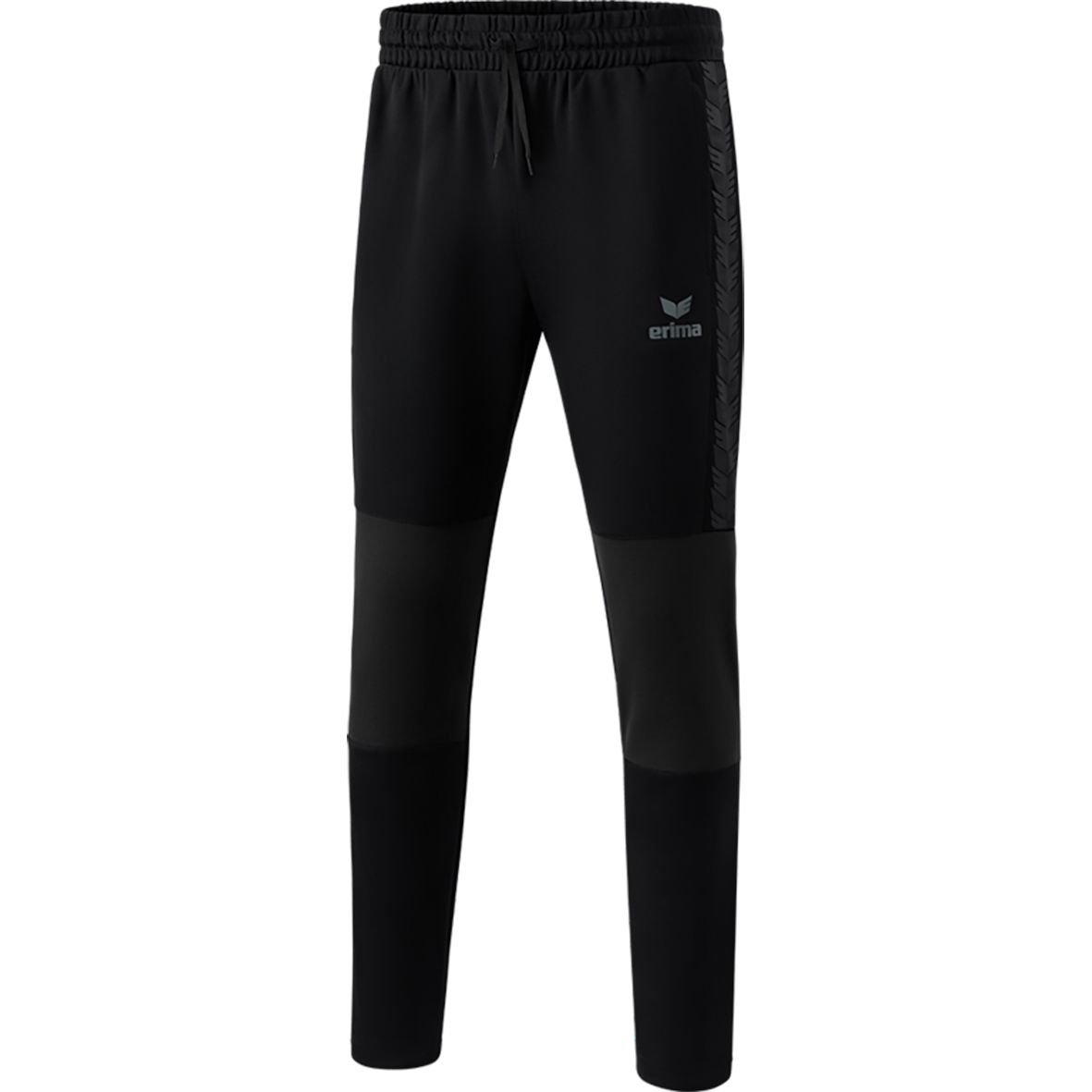 ERIMA TRAINING PANTS, BLACK UNISEX.