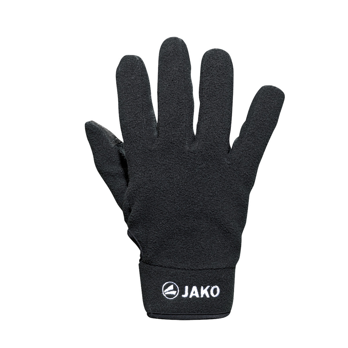 JAKO PLAYER GLOVE FLEECE, BLACK.