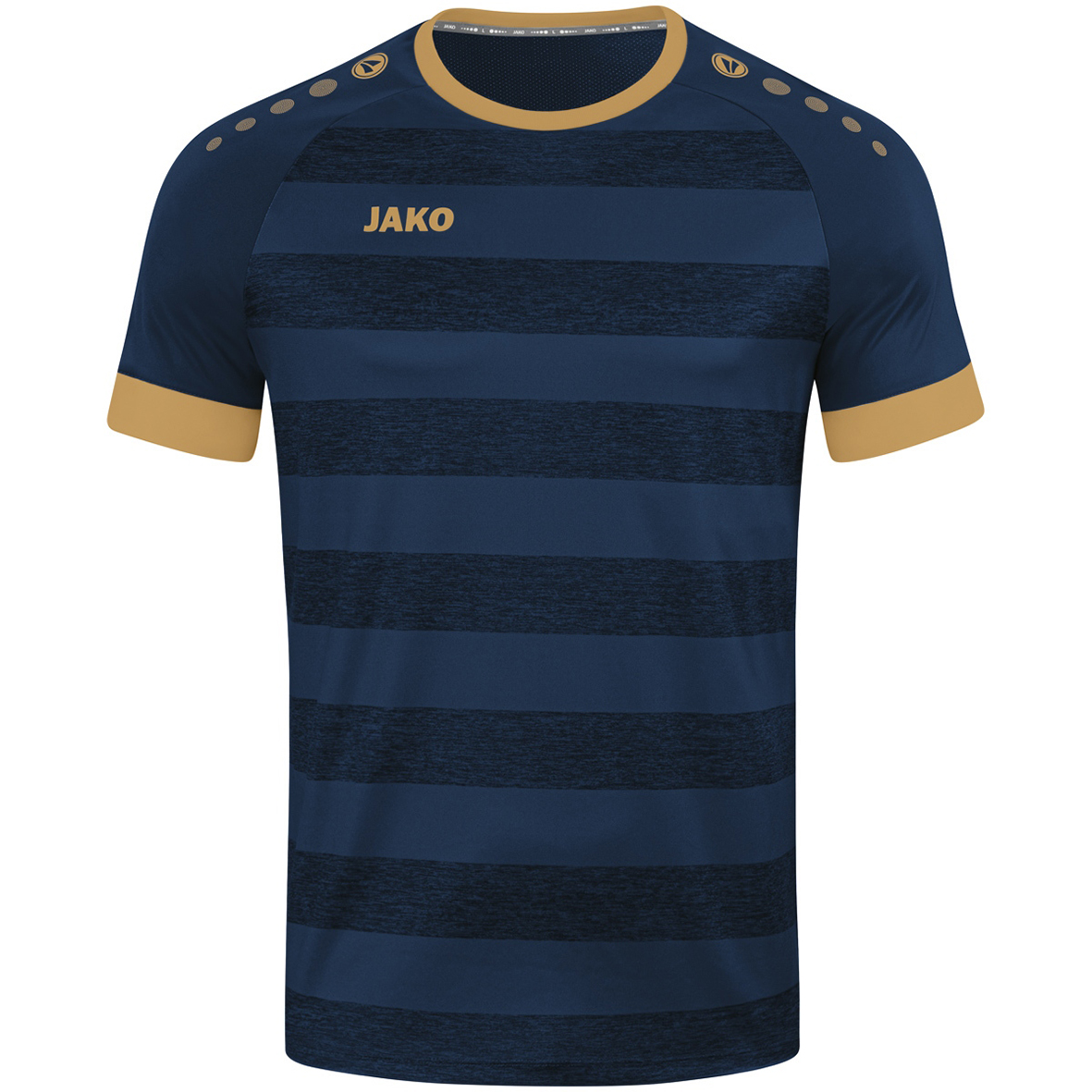 JERSEY JAKO CELTIC MELANGE SHORT SLEEVE, NAVY-GOLD KIDS.