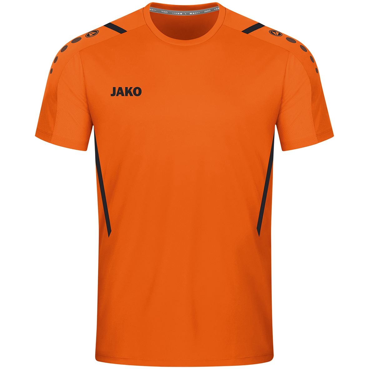 JERSEY JAKO CHALLENGE NEON ORANGE-BLACK KIDS.