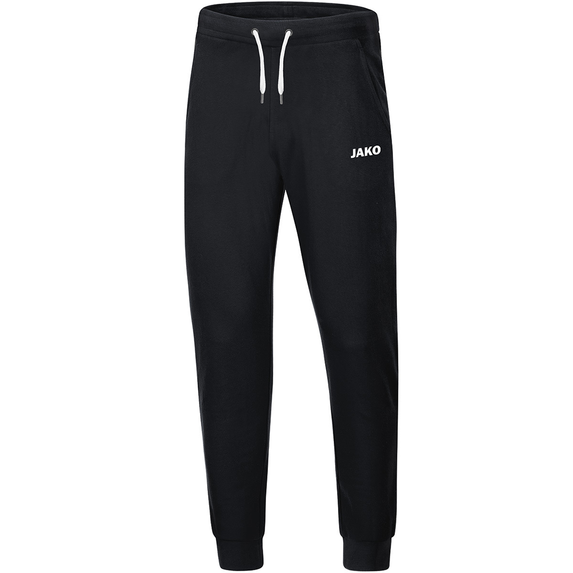  JOGGING TROUSERS JAKO BASE WITH CUFFS, BLACK MEN.