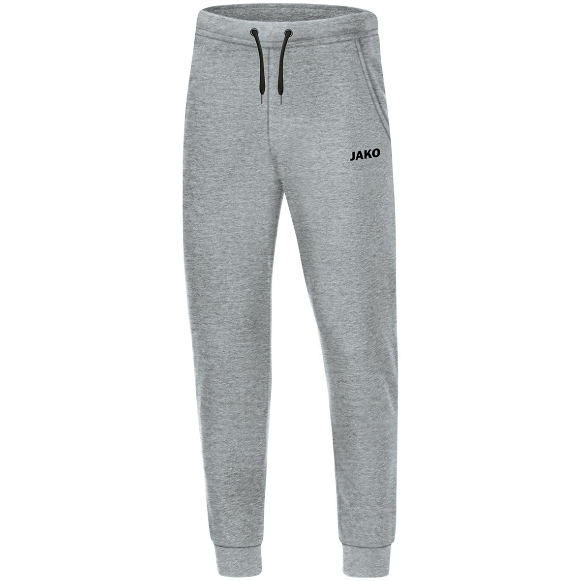  JOGGING TROUSERS JAKO BASE WITH CUFFS, LIGHT GREY MELANGE MEN.