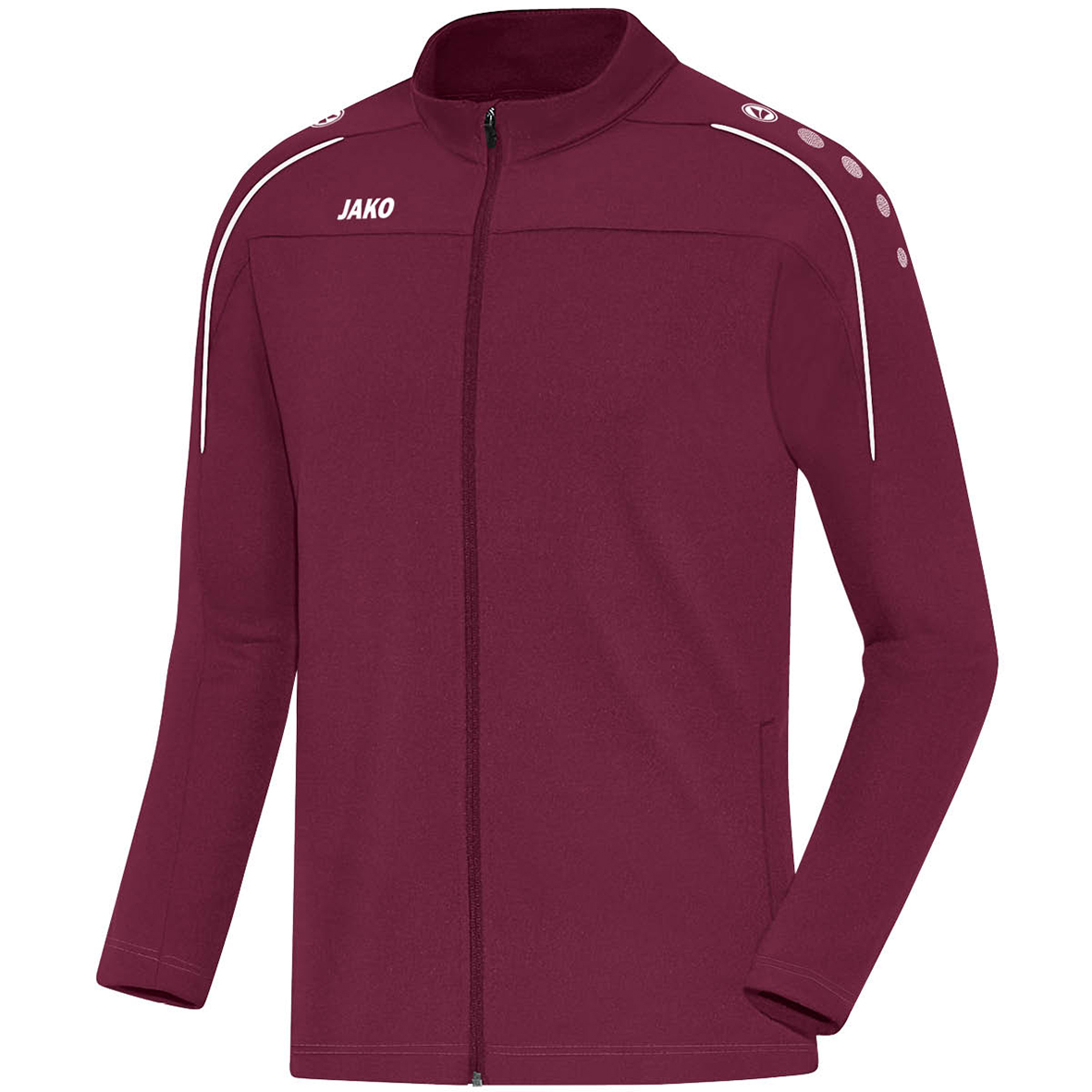 LEISURE JACKET JAKO CLASSICO, MAROON KIDS.