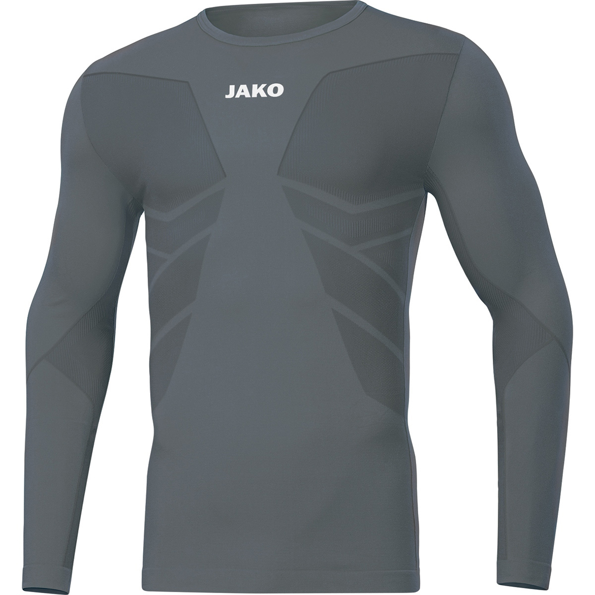 LONGSLEEVE JAKO COMFORT 2.0, STONE GREY KIDS.