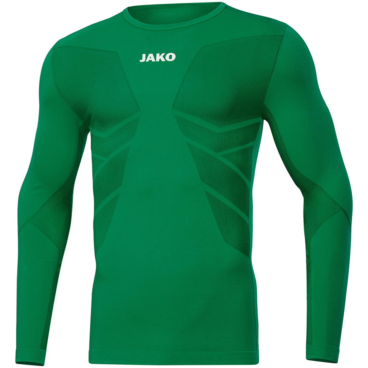 LONGSLEEVE JAKO COMFORT RECYCLED, SPORT GREEN MEN.