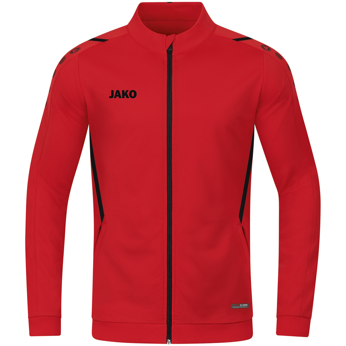 POLYESTER JACKET JAKO CHALLENGE, RED-BLACK MEN.