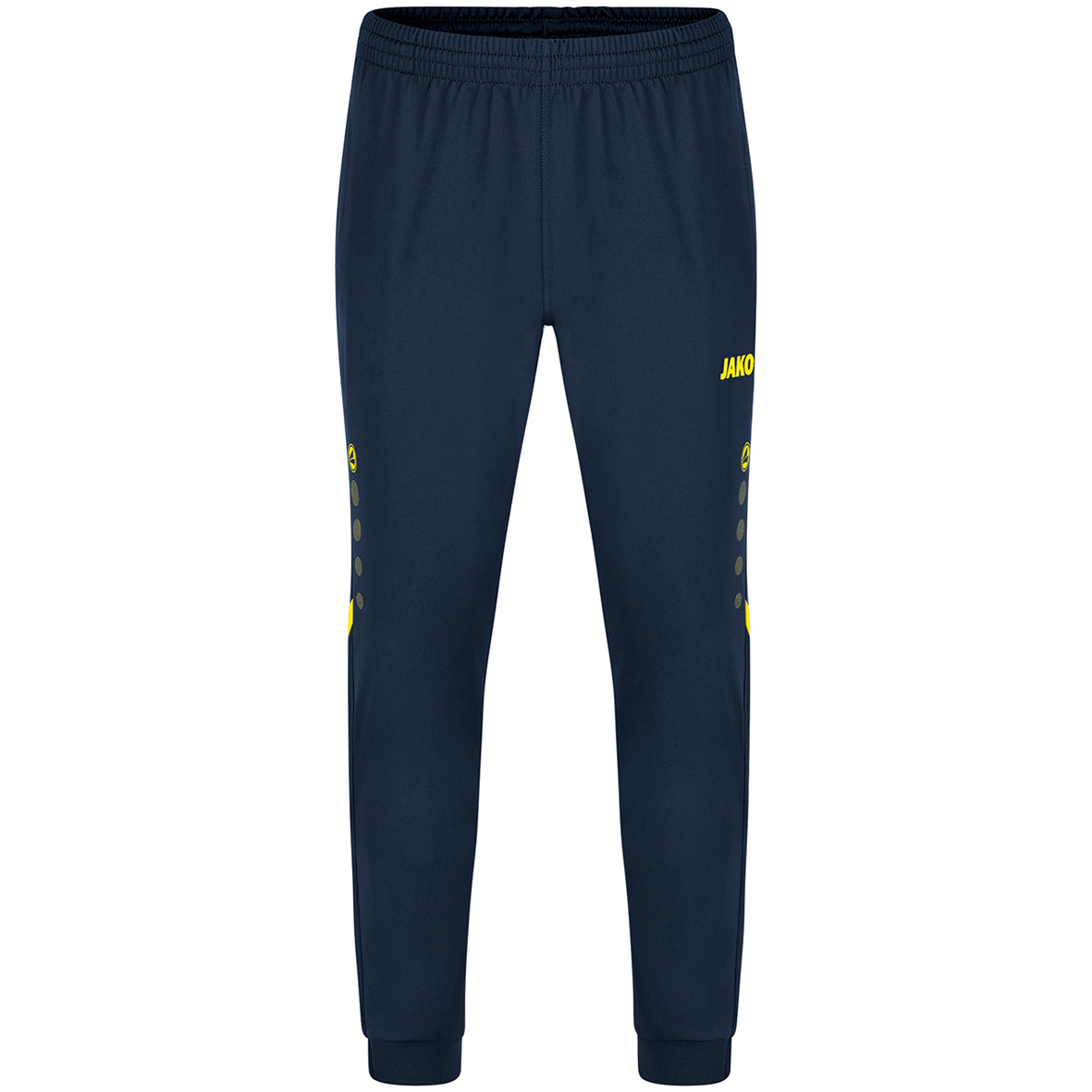 POLYESTER TROUSERS JAKO CHALLENGE, SEABLUE-NEON YELLOW WOMEN.