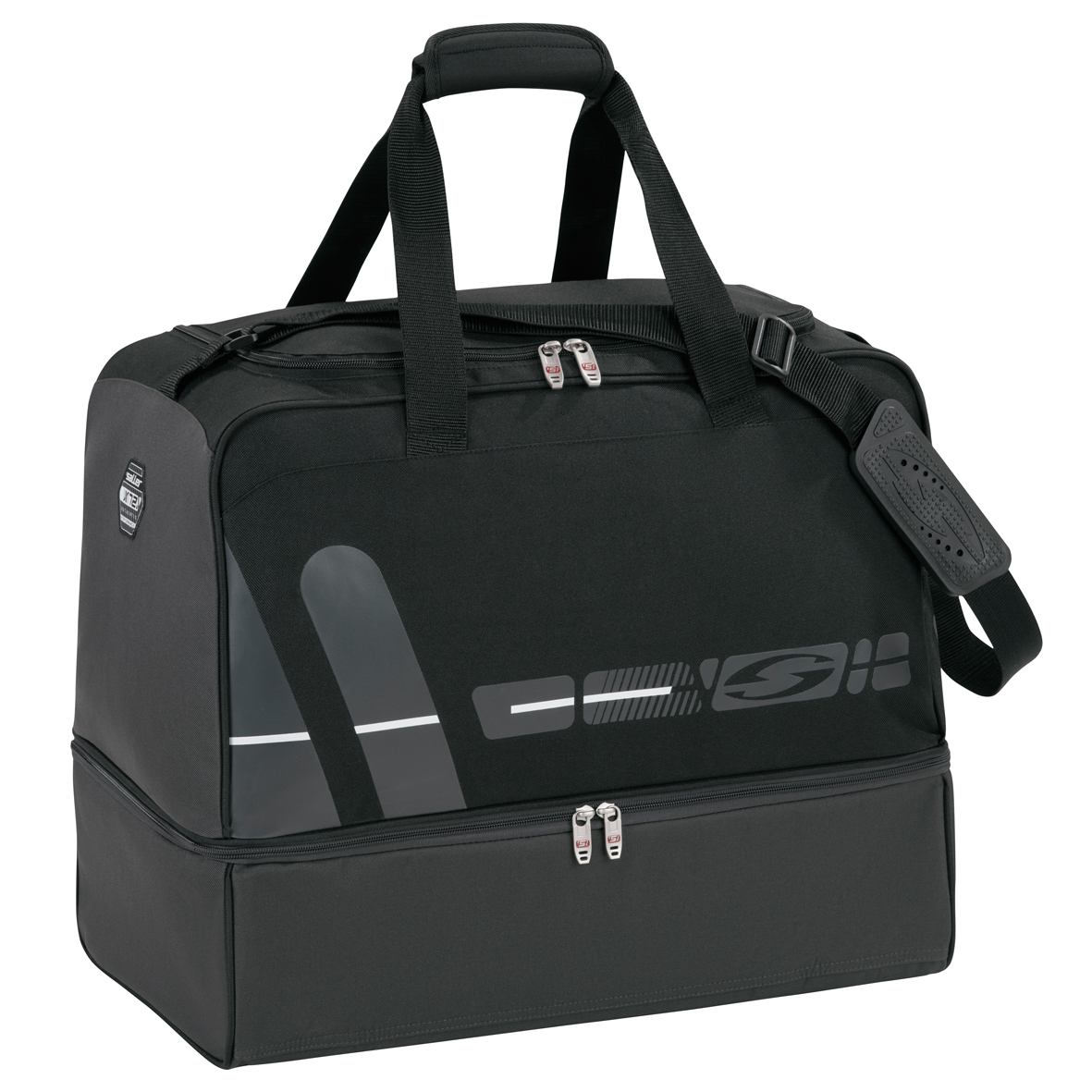 SHOEFOLD BAG SALLERX.72, BLACK-GREY.