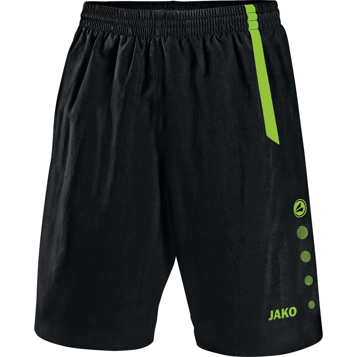 SHORTS JAKO TURIN BLACK NEON GREEN MEN