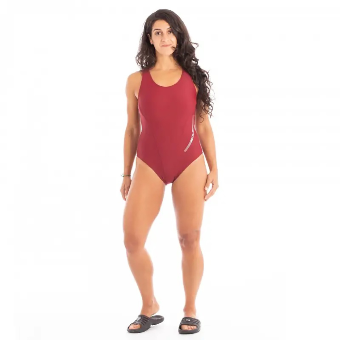 SQUBA TRAINING SWIMMING COSTUME, BORDEAUX WOMAN.