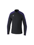 SUDADERA ERIMA EVO STAR ENTRENAMIENTO TOP, NEGRO-VIOLETA-HOMBRE