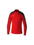 SUDADERA ERIMA EVO STAR ENTRENAMIENTO TOP, ROJO-NEGRO-HOMBRE