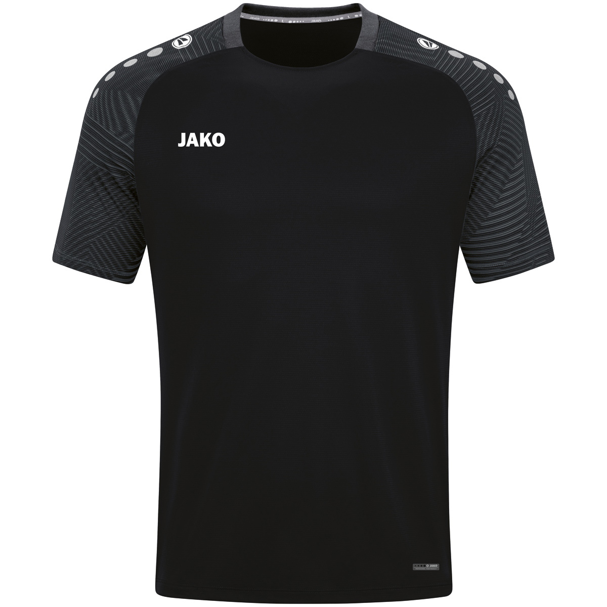 T-SHIRT JAKO PERFORMANCE, BLACK-ANTHRA LIGHT KIDS.