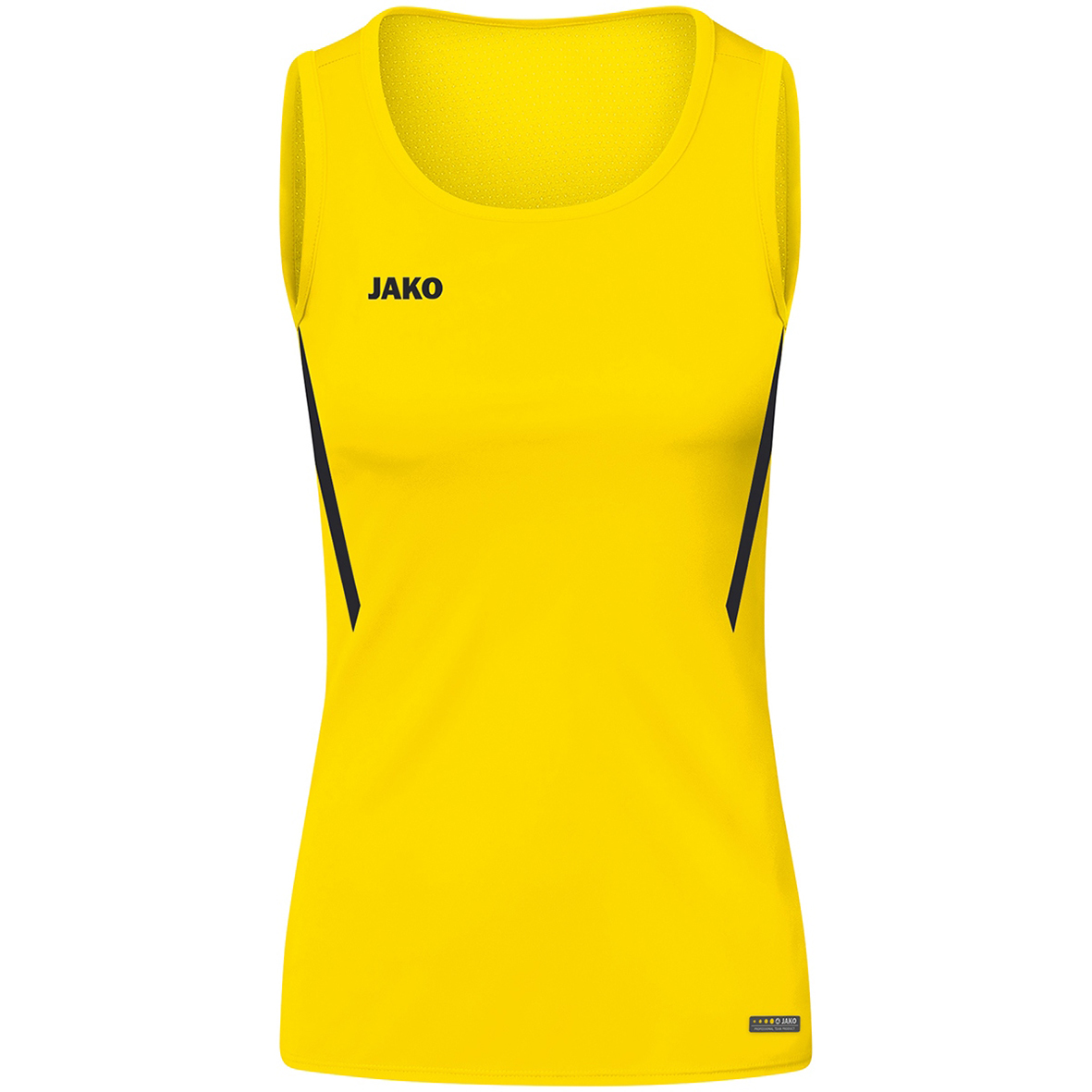 TANK TOP JAKO CHALLENGE, CITRO-BLACK KIDS.