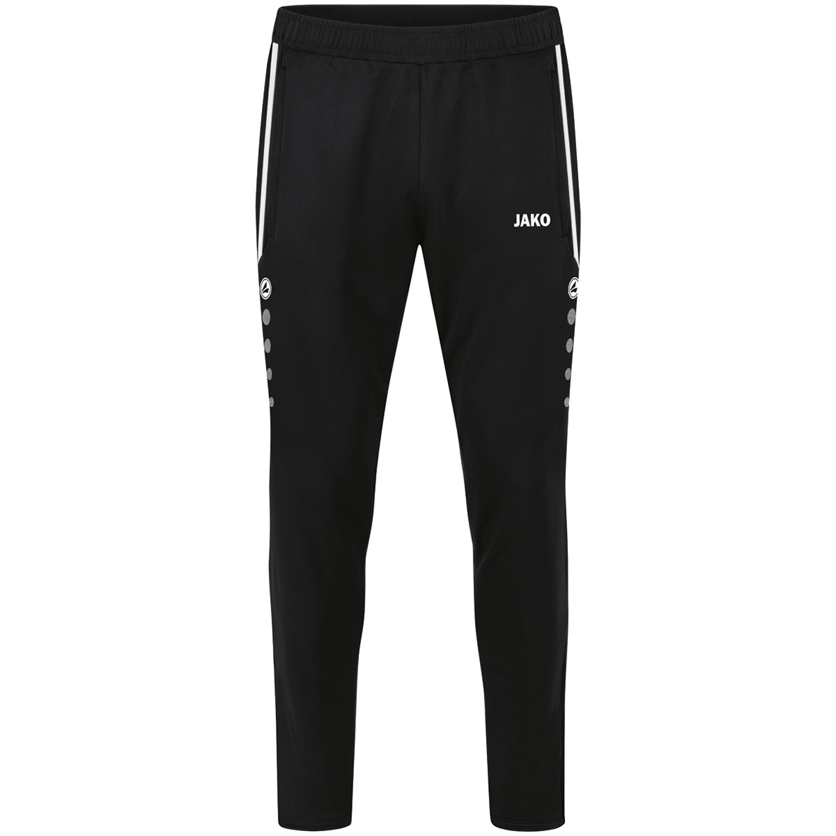 TRAINING TROUSERS JAKO ALLROUND, BLACK KIDS.