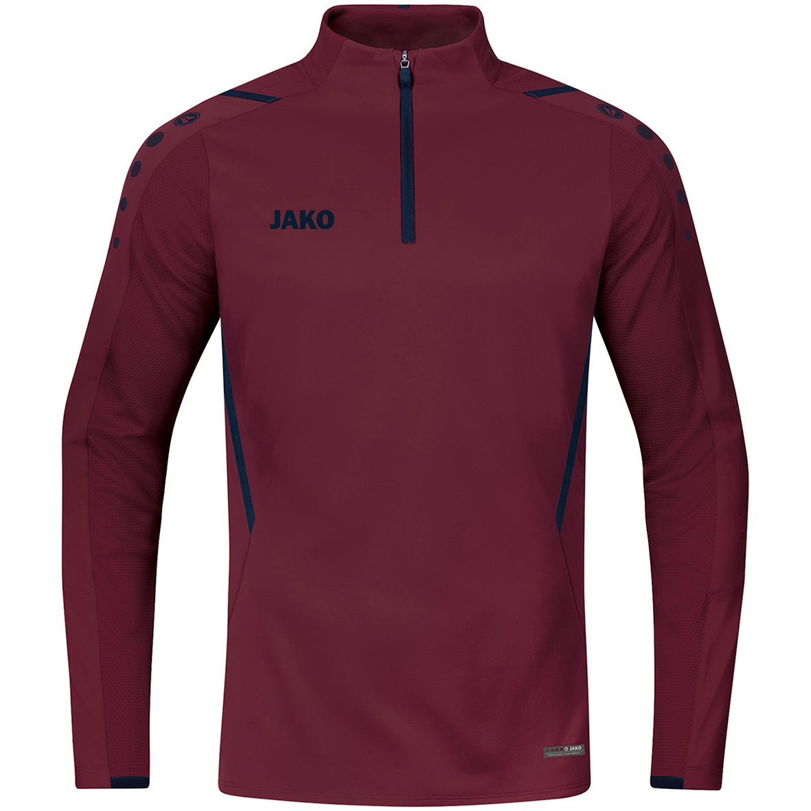 ZIP TOP JAKO CHALLENGE, MAROON-SEABLUE MEN.